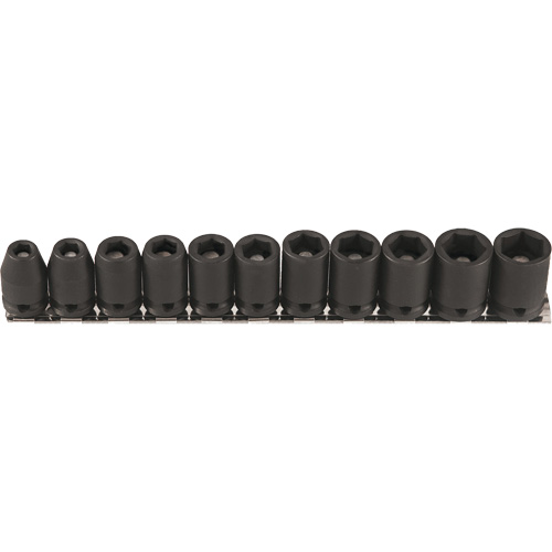 Jeu de douilles magn&eacute;tiques, 11 Mcx, Chocs, Prise de 3/8" Chandler Sales