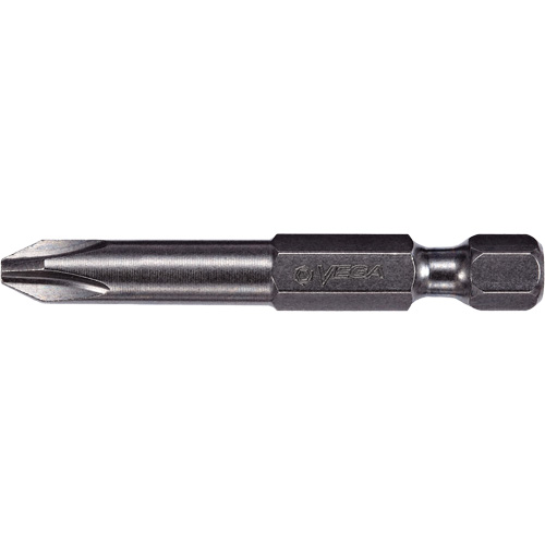 Embout pour outil &eacute;lectrique, Phillips, Embout #2, Prise 1/4", Longueur 2-3/4" Chandler Sales