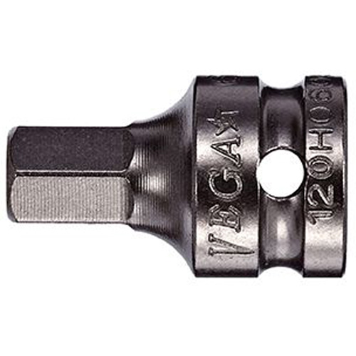 Socket Bit, Hex, 5/32" x 1" L, 3/8" Drive Chandler Sales