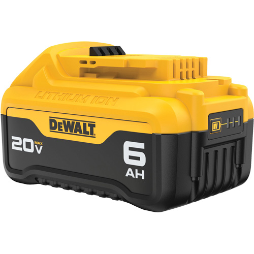 Max XR&reg; Premium Battery Pack, Lithium-Ion, 20 V, 6 Ah Chandler Sales