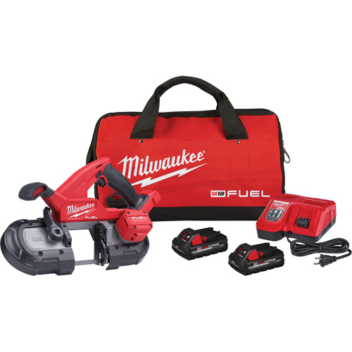 M18 Fuel Compact Band Saw Kit, 18 V, 3-1/4" Capacity Chandler Sales