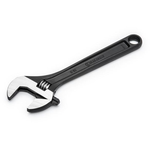 Adjustable Wrench, 8" L, 1-1/8" Max Width, Black Oxide Chandler Sales