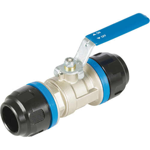 Standard Ball Valve, Aluminum, Manual, 1", Push Chandler Sales