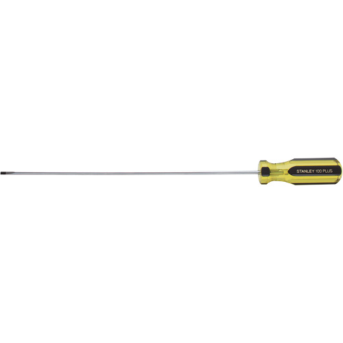 Tournevis d'&eacute;b&eacute;nisterie tr&egrave;s l&eacute;ger 100 PLUS, Tige de 1/8", Ronde, 6-5/8" lo, Prise en Plastique Chandler Sales