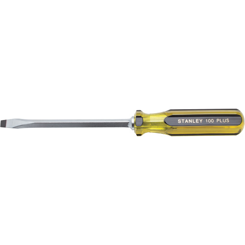 Tournevis pour &eacute;crous &agrave; fente 100 PLUS, Tige de 5/16", Carr&eacute;e, 11-1/8" lo, Prise en Plastique Chandler Sales