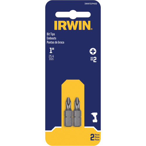 Insert Bits, Phillips, #2, 1/4" Drive Chandler Sales