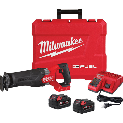 M18 Fuel Sawzall&reg; Reciprocating Saw Kit, 18 V, Lithium-Ion Battery, 3000 SPM Chandler Sales