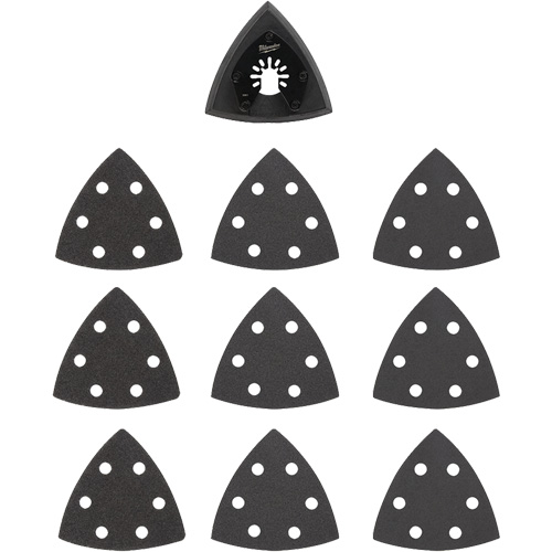 3-1/2" Open-Lok Triangle Sanding Pad Kit Chandler Sales