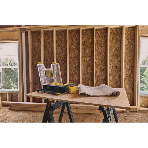 Deep Professional Organizer, 17-1/2" W x 4-1/2" D x 14" H, Black/Yellow Chandler Sales