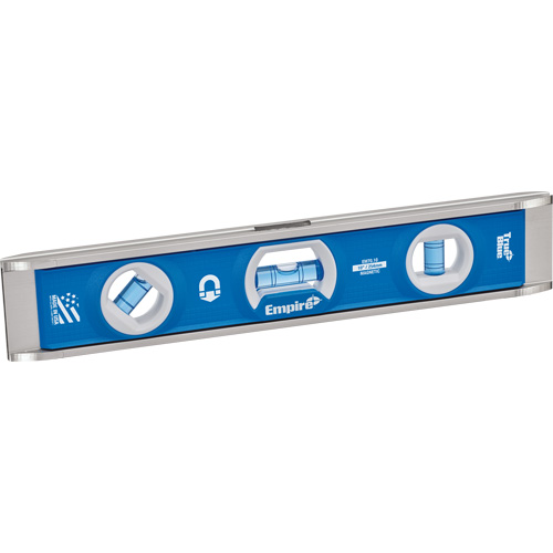 Torpedo Level, 10" L, Aluminum, 1 Vials, Magnetic Chandler Sales