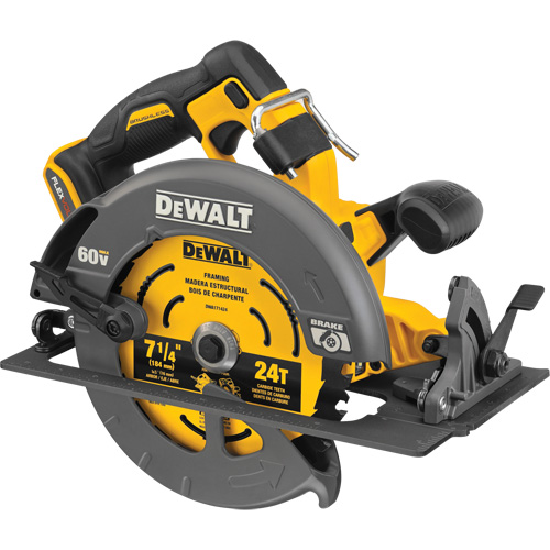 FlexVolt&reg; Max Brushless Circular Saw with Electric Brake (Tool Only), 7-1/4", 60 V Chandler Sales