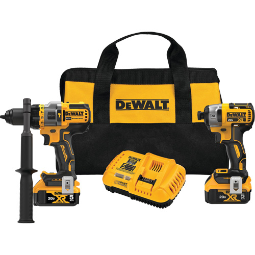 Max* Brushless Cordless Hammer Drill/Driver with Flexvolt Advantage & XR&reg; Impact Driver Kit, Lithium-Ion, 20 V Chandler Sales