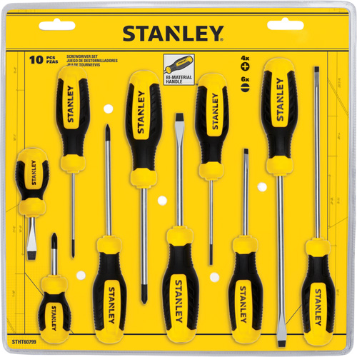 Screwdriver Set, 10 Pcs. Chandler Sales