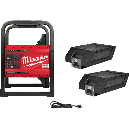 MX Fuel Carry-On Power Supply, 1800 W/3600 W, Lithium Ion, 20-4/5" H x 12" W x 15" D, 49.7 lbs. Chandler Sales