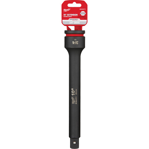 Rallonge pour douille Shockwave Impact Duty, Chocs, Prise 3/4", 10" lo Chandler Sales