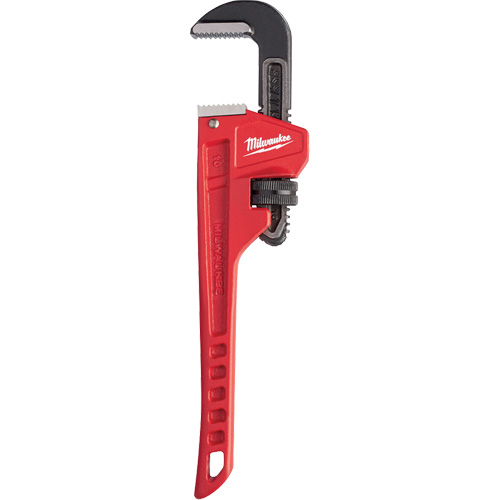 Cl&eacute; &agrave; tuyau, Cap des m&acirc;choires 1-1/2", Longueur 10", Fini Rev&ecirc;tement en poudre, Prise Ergonomique Chandler Sales
