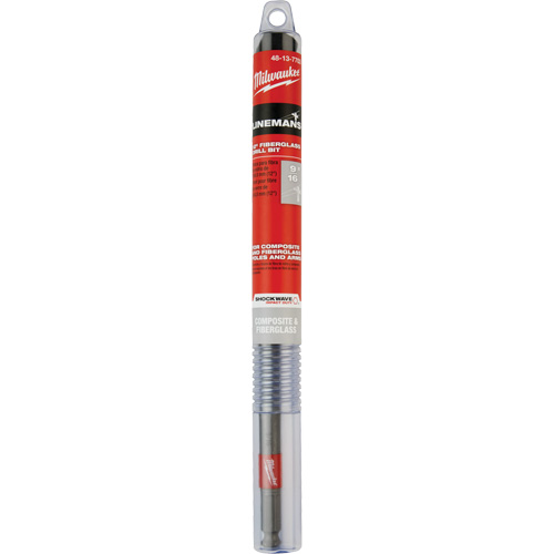 Shockwave Impact Duty Lineman's Fiberglass Drill Bit, 9/16", Carbide Chandler Sales