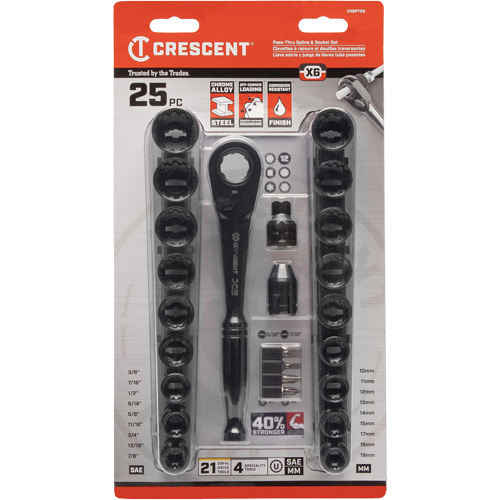 Ensemble d'outils pour m&eacute;canicien, 25 Mcx, Prise de 3/8" Chandler Sales