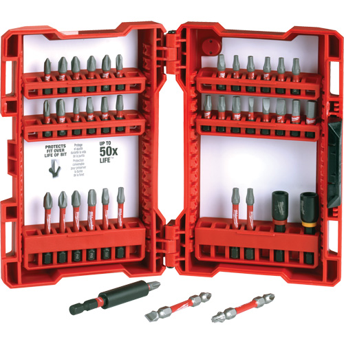 Jeu de 40 embouts de visseuse &agrave; percussion Shockwave Impact-Duty Chandler Sales