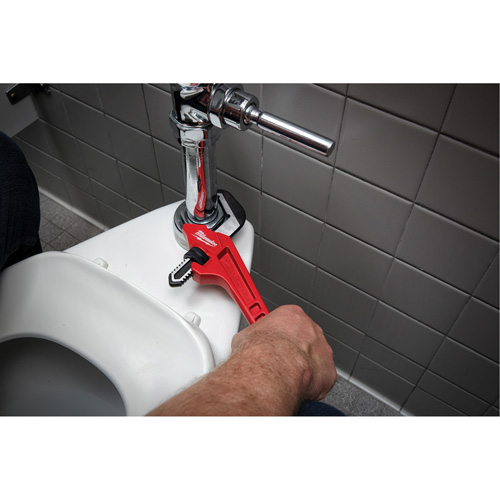 Steel Offset Hex Pipe Wrench, 2-5/8" Jaw Capacity, 10-1/2" Long, Powder Coated Finish, Ergonomic Handle Chandler Sales