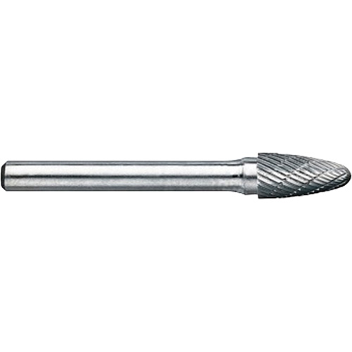 Drillco&reg; Magnum Double Cut Solid Carbide Burr, SG-5, 1/2" Dia., 1/4" Shank, 1" Depth of Cut Chandler Sales