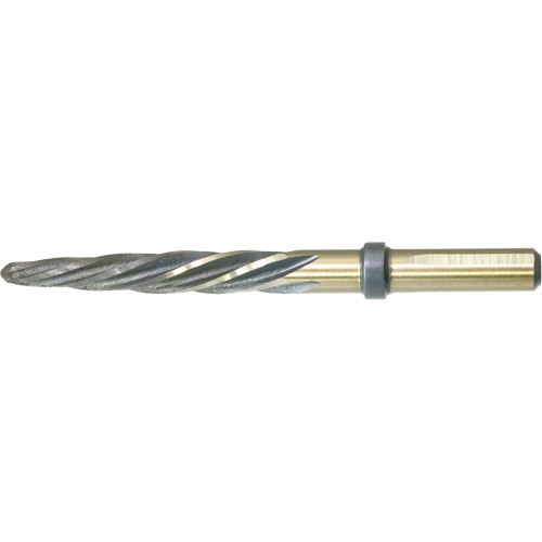Drillco&reg; Nitro Construction Reamer, 11/16", Spiral Flute, High Speed Steel, Straight Shank Chandler Sales