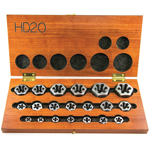 Jeu de fili&egrave;res hexagonales &agrave; fileter Drillco, 20 Morcea Chandler Sales