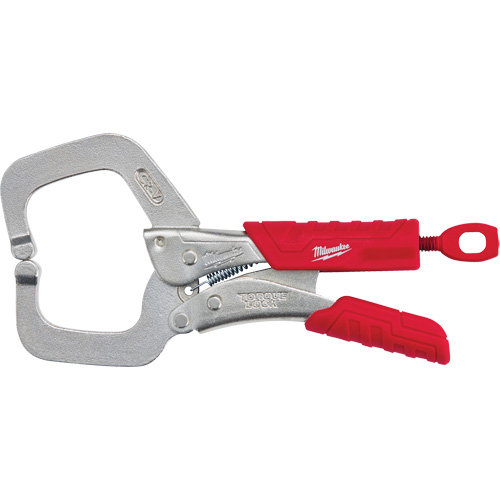 Torque Lock Locking Pliers with Regular Jaws & Grip, 6" Length, C-Clamp Chandler Sales