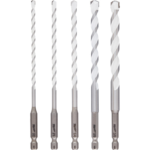 Jeu de forets multi-mat&eacute;riaux Shockwave, 5 morceaux, Carbure Chandler Sales
