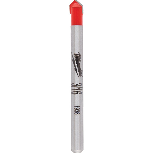 Glass & Tile Bit, 3/16", Carbide Chandler Sales
