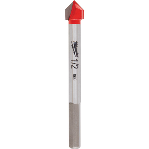 Glass & Tile Bit, 1/2", Carbide Chandler Sales