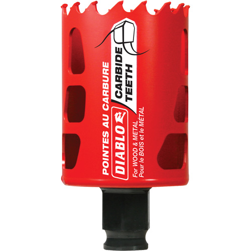 Scie cloche pour bois et m&eacute;tal, 1-7/8", Profondeur de la coupe 2-3/8", Carbure Chandler Sales
