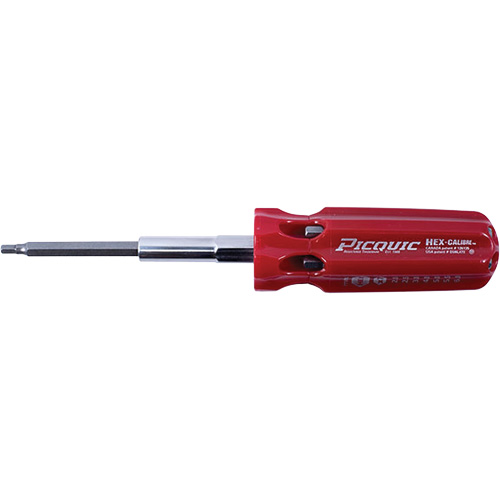 Hex-Calibre Metric Multi-Bit Screwdriver, Plastic Handle Chandler Sales