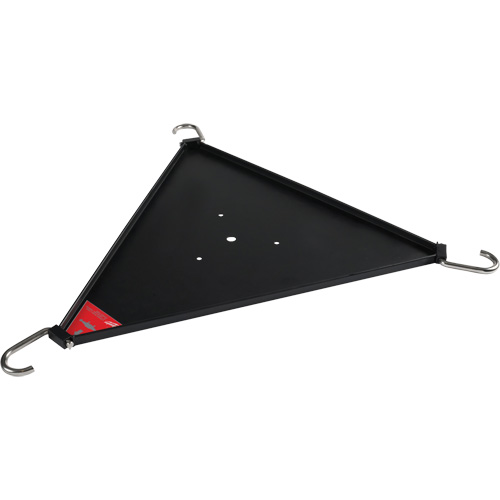 Tablette inf&eacute;rieure pour tr&eacute;pied de nivellement de 6 po avec &eacute;tau &agrave; chaîne Chandler Sales