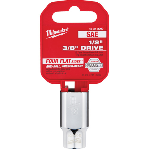 SAE Socket with Four Flat Sides, 3/8", 1/2" Drive, 6 Points Chandler Sales