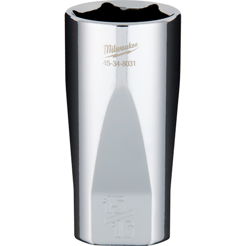 Douille SAE avec c&ocirc;t&eacute;s Four Flats, 15/16", Prise 3/8", 6 pans, Profond Chandler Sales