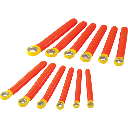 Jeu de cl&eacute;s polygonales m&eacute;triques isol&eacute;es &agrave; 12 pans, 1000 V, 12 Mcx Chandler Sales