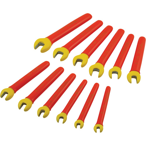 Insulated Metric Open End Wrench Set, 1000 V, 12 Pcs Chandler Sales