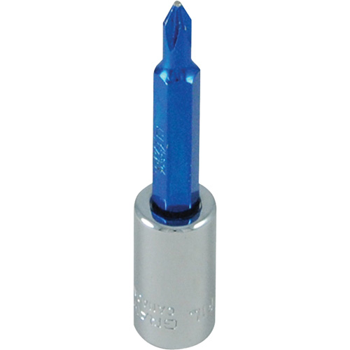 Blue Tip Screwdriver Bit, Phillips, #1, 1/4" Drive Chandler Sales