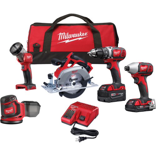M18 5-Tool Combo Kit, Lithium-Ion, 18 V Chandler Sales