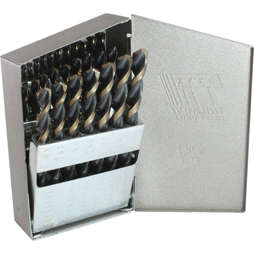 Triumph&reg; MRO Plus&reg; Jobber Length Drill Bit Set, 29 Pieces, High Speed Steel Chandler Sales