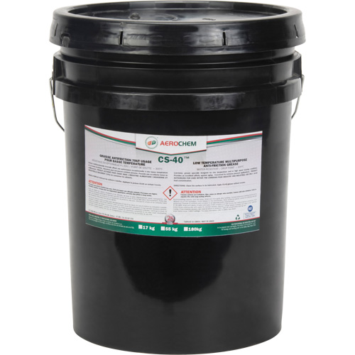 Graisse polyvalente pour basse temp&eacute;rature Gadus CS-40, 17 kg, Seau Chandler Sales