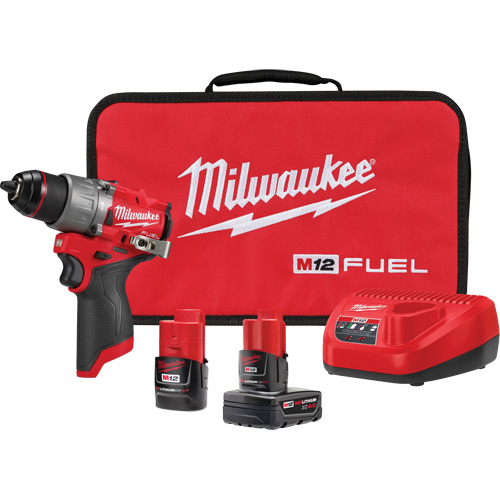 Ensemble marteau perforateur-visseuse M12 Fuel, Mandrin 1/2", 12 V Chandler Sales
