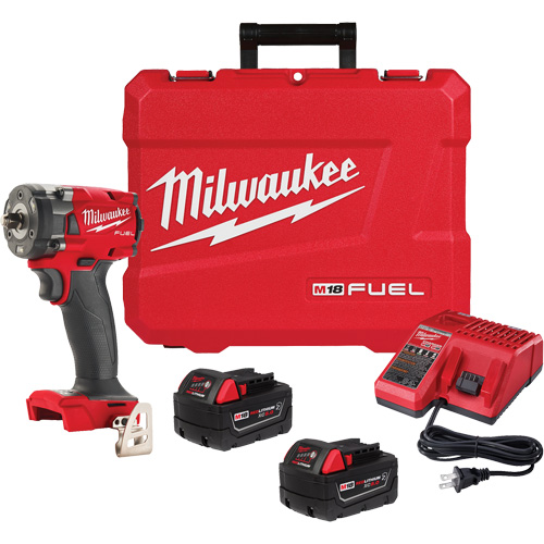 Cl&eacute; &agrave; choc compacte M18 Fuel avec ensemble d'anneau &agrave; friction, 18 V, Mandrin 3/8" Chandler Sales