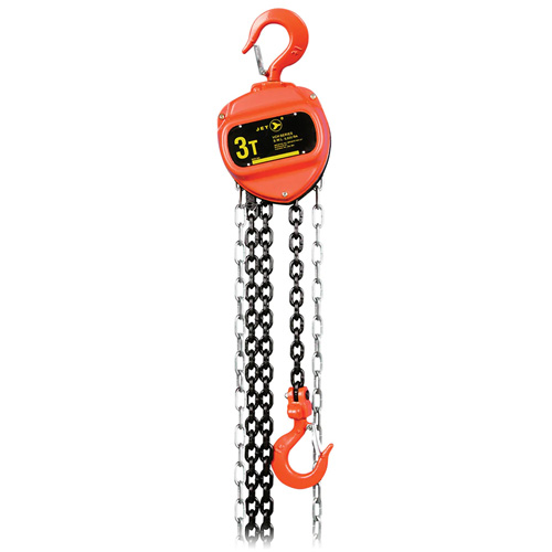 VCH Series Chain Hoist, 20' Lift, 6600 lbs. (3 tons) Capacity, Heat-Treated Alloy Steel Chain Chandler Sales
