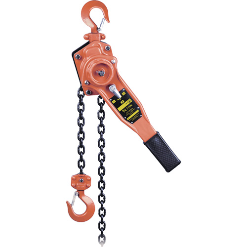 KLP-75-10 KLP Series Heavy-Duty Lever Chain Hoist, 10' Lift, 1500 lbs. (0.75 tons) Capacity Chandler Sales