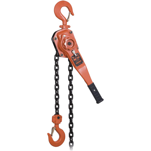 KLP-300L-5 KLP Series Heavy-Duty Lever Chain Hoist with Overload Protection, 5' Lift, 6000 lbs. (3 tons) Capacity Chandler Sales