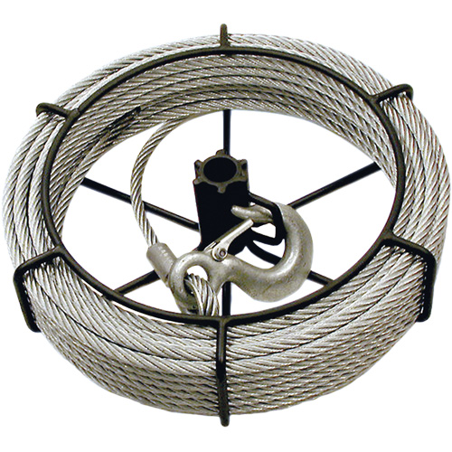JGP-300A 3 Ton 66' Cable Assembly for Jet Wire Grip Pullers Chandler Sales