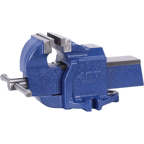 Heavy-Duty British Pattern Bench Vise, 8" Jaw Width, 4" Throat Depth Chandler Sales