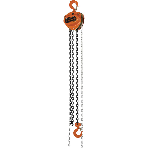 KCH Series Chain Hoists, 10' Lift, 4400 lbs. (2 tons) Capacity, Alloy Steel Chain Chandler Sales